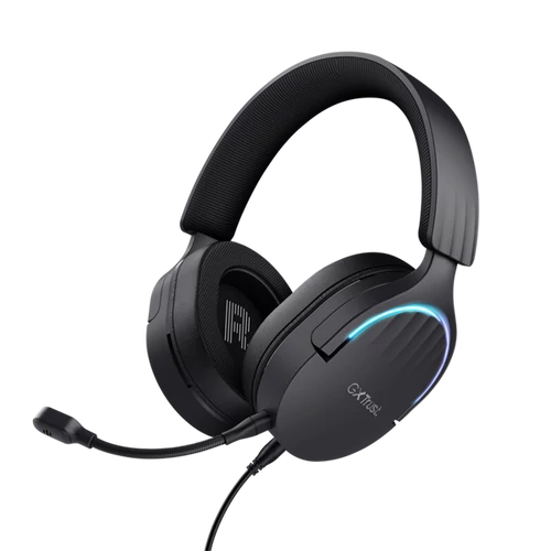 Trust GXT490 Fayzo 7.1 USB vezetékes fekete gamer headset