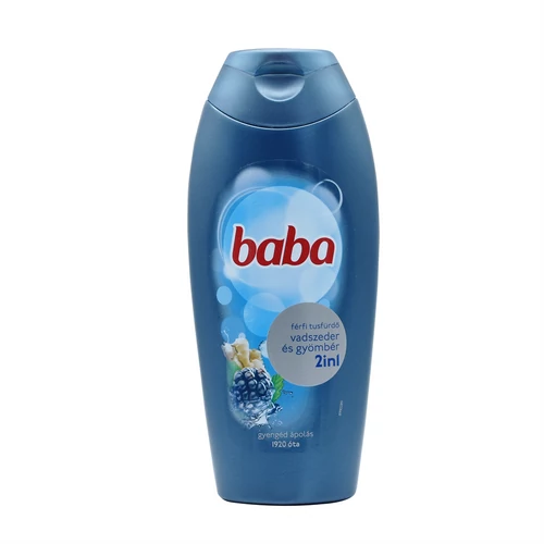 Tusfürdő 400 ml., 2 in1, férfi, Baba vadszeder & gyömbér