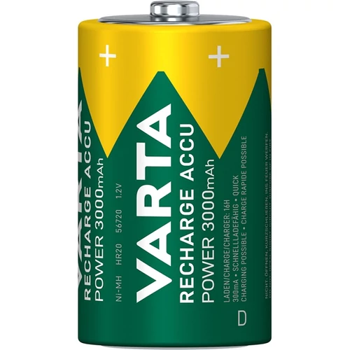 Tölthető elem, D góliát, 2x3000 mAh, előtöltött, VARTA "Power"