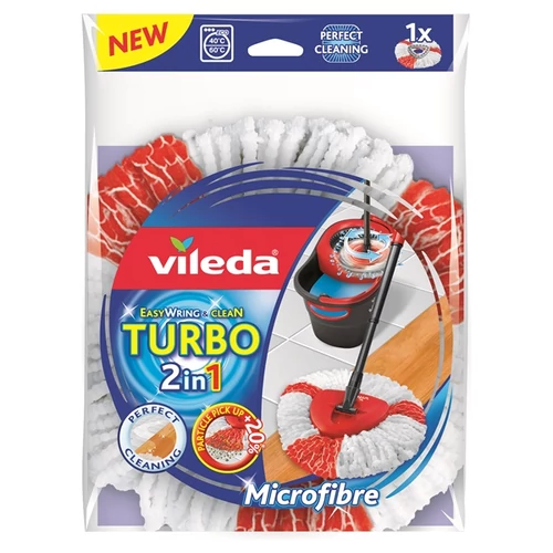 Gyorsfelmosó utántöltő fej, VILEDA "Easy Wring TURBO 2 in 1"