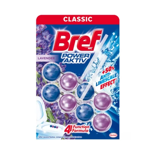 WC illatosító 2x50 g. golyós Bref Lavender Field, Power Aktiv
