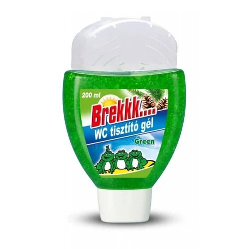 WC illatosító gél 200 ml. + kosár, Brekk zöld
