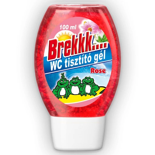 WC tisztító gél 100 ml., Brekk, piros