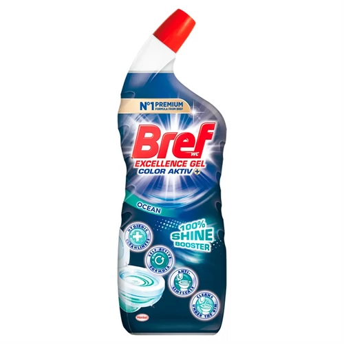 WC tisztító gél 700 ml., Bref Ocean Power Aktiv