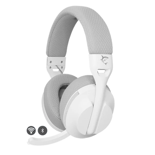 White Shark WS WGH-2441W FALCON-W vezeték nélküli fehér gamer headset