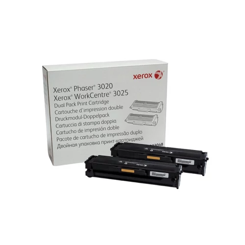 Xerox 3020,3025 fekete toner 2x1,5K 106R03048 (eredeti)