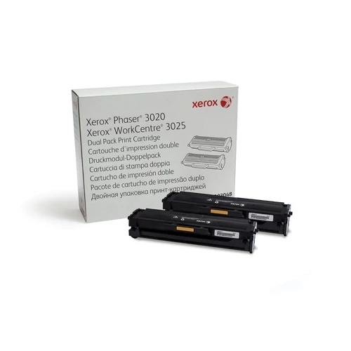 Xerox 3020,3025 fekete toner 2x1,5K 106R03048 (eredeti)