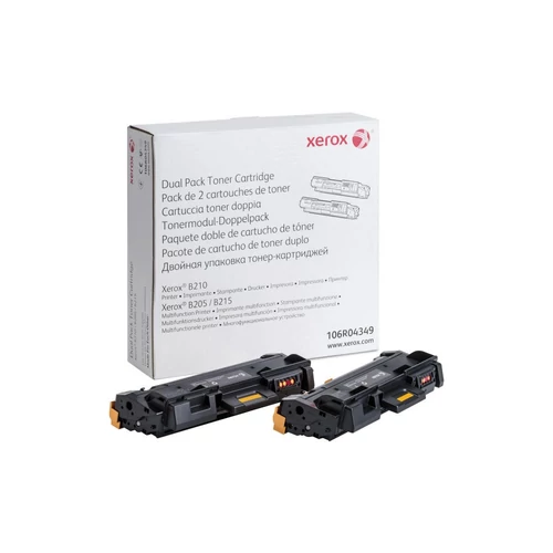 Xerox B205,210,215 fekete toner 106R04349 2db-os (eredeti)