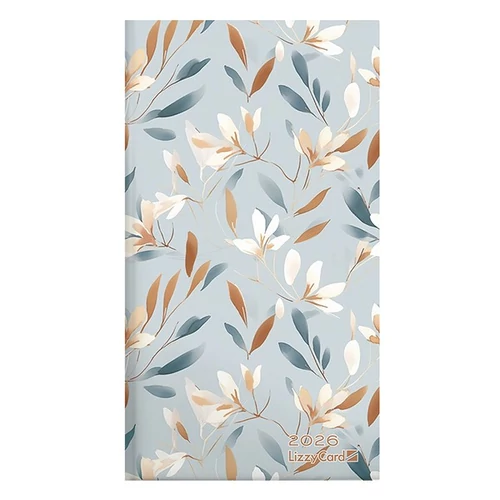 Zsebnaptár LIZZY CARD fekvő keménytáblás Resonate 2026.