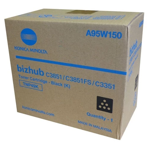 Konica-Minolta TNP-49K toner Bk A95W150 (eredeti)