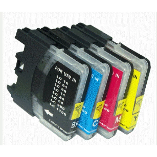 FOR USE BROTHER LC980/LC985/LC1100 Patron Yellow /FU/ IK