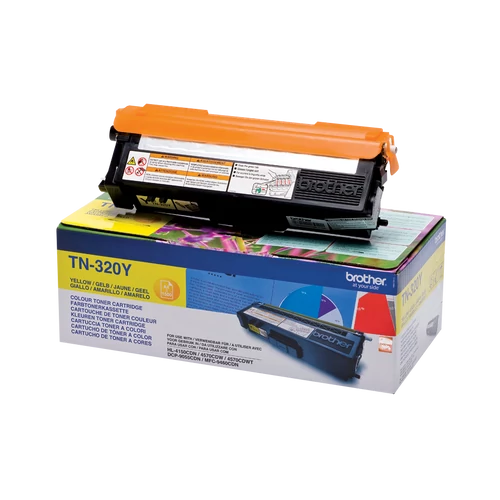 Brother TN320Y sárga toner (eredeti)