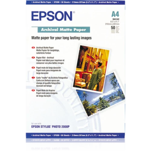 Epson A/4 Archival Matt Papír 50Lap