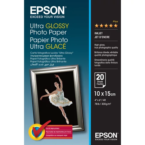 Epson 10x15 Ultra Fényes Papír 20Lap 300g