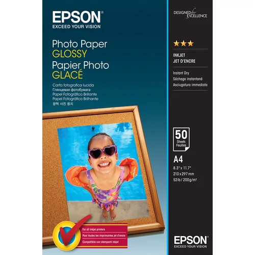 Epson A/4 Fényes Fotópapír 50Lap 200g