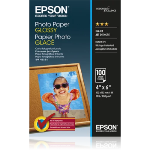 Epson 10x15 Fényes Fotópapír 100Lap 200g