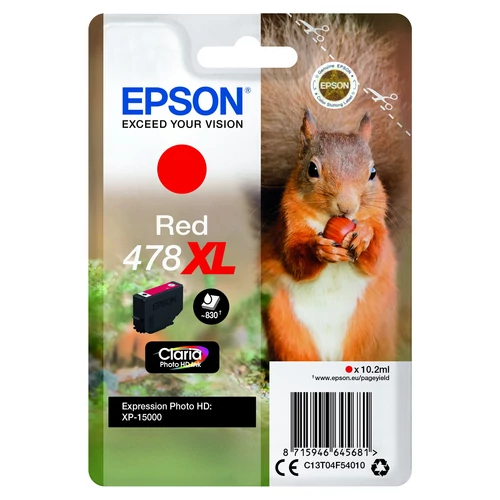 Epson T04F5 Patron Red 10,2ml /o/ No.478XL