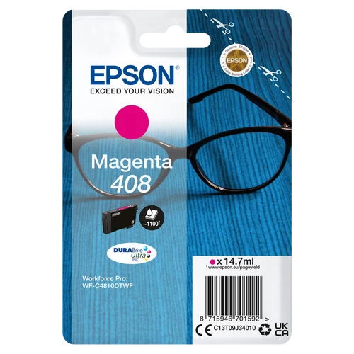 Epson T09J3 (408) Magenta C13T09J34010 tintapatron (eredeti)