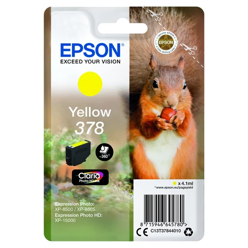 Epson T3784 Patron Yellow 4,1ml /o/