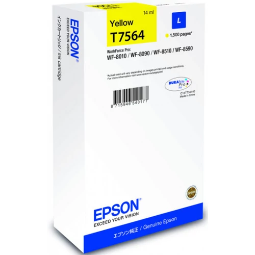 Epson T7564 Patron Yellow 1,5K /o/