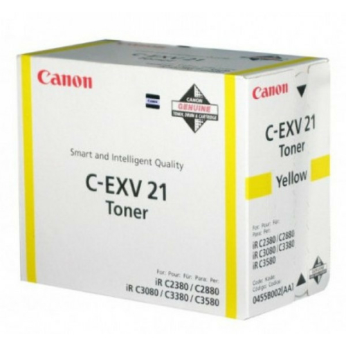 Canon C-EXV 21 sárga toner 0455B002 (eredeti)