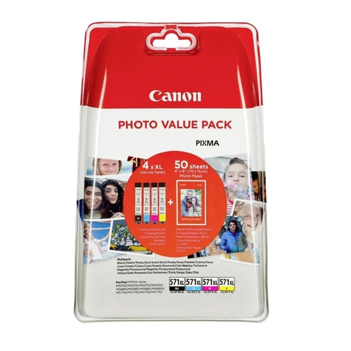 Canon CLI-571XL Photo Value Pack (eredeti)