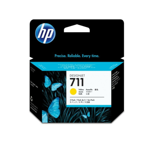 HP CZ136A No.711 sárga tripla tintapatron csomag (eredeti)