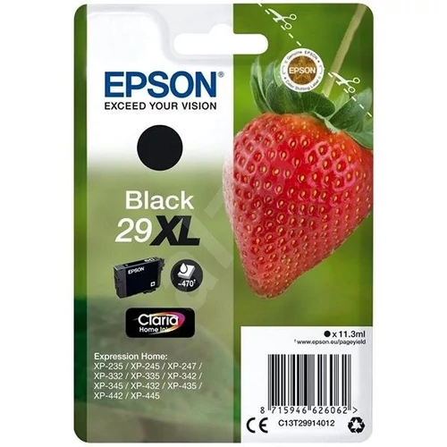 Epson C13T29914012 T2991 No.29XL fekete tintapatron (eredeti)