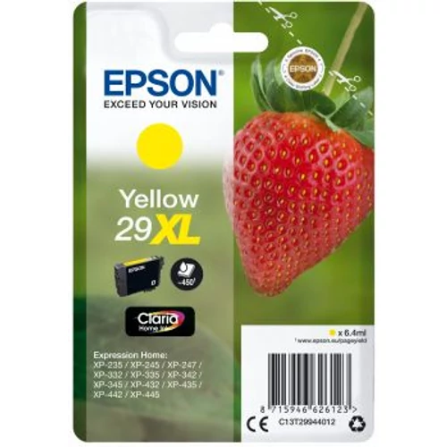 Epson C13T29944012 T2994 No.29XL sárga tintapatron (eredeti)