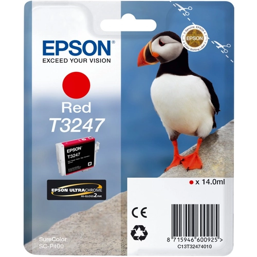 Epson T3247 Red C13T32474010 tintapatron (eredeti)