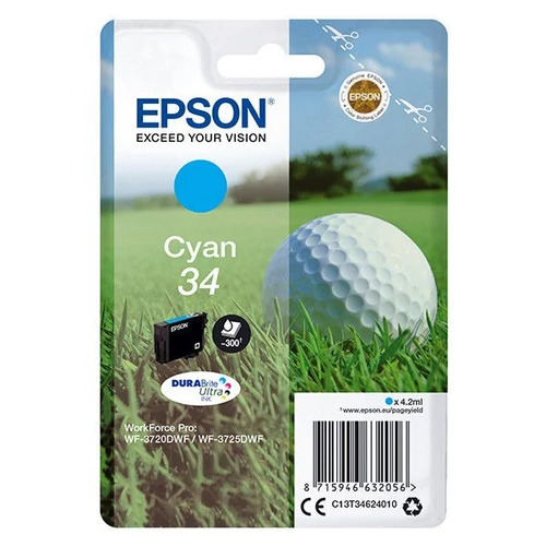 Epson C13T34624010 T3462 34 cián tintapatron 4,2ml (eredeti)