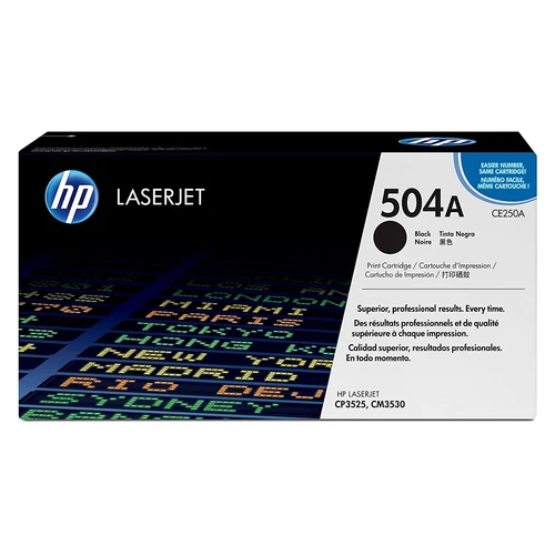 HP CE250A No.504A fekete toner (eredeti)