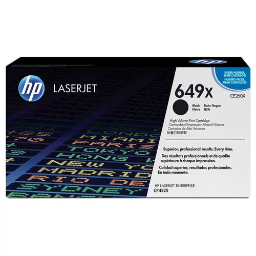 HP CE260X No.649X fekete toner (eredeti)