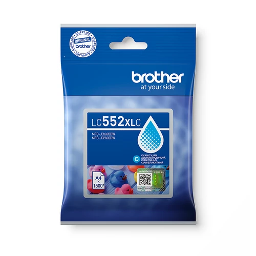 Brother LC552XLC tintapatron /o/