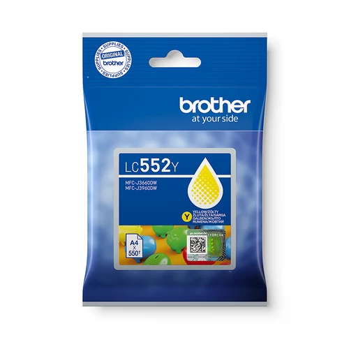 Brother LC552Y tintapatron /o/