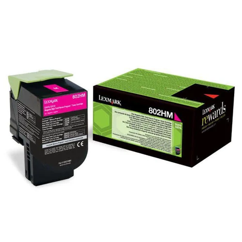 Lexmark 802HM High magenta toner (eredeti)