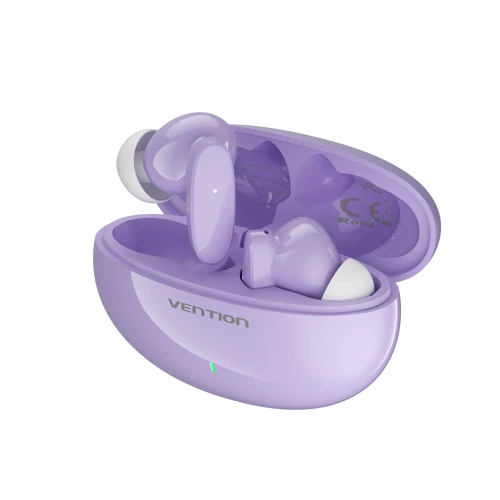 FÜLHALLGATÓ SPORT (TWS,USB-C,Mic Wifi headset,lila), Vention