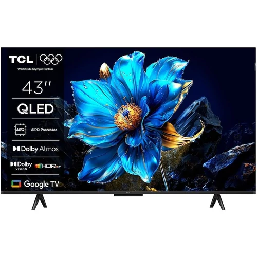TCL 43P7K LED Televízió 109cm 4K QLED HDR Google TV