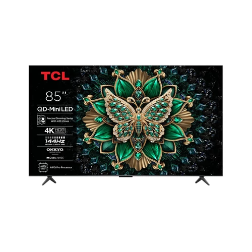 TCL 85C6K LED Televízió 215cm 4K QD-MiniLED HDR Google TV