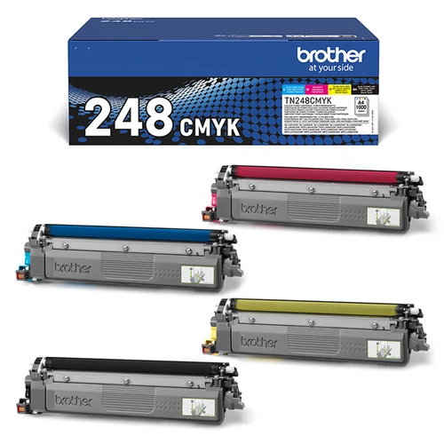 Brother TN248 toner pack BCMY ORIGINAL 1K