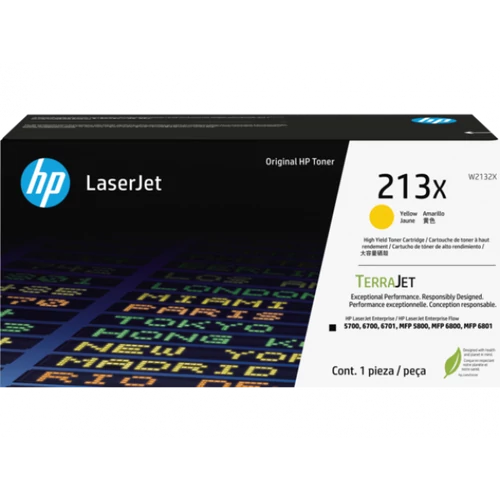 HP W2132X Toner Yellow 6k No.213X /o/