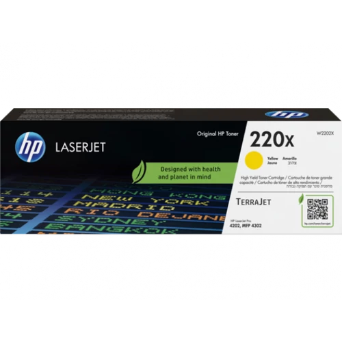 HP W2202X Toner Yellow 5,5k No.220X /o/
