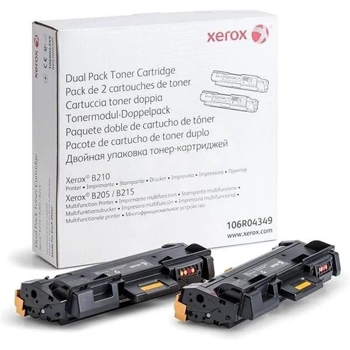 Xerox B205,210,215 fekete toner 106R04349 2db-os (eredeti)